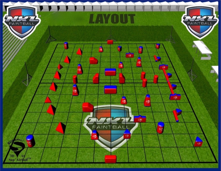 NXL PSP SUP AIR 48 piece 2022 Official Paintball Bunker Set Money